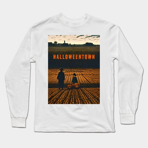 Halloweentown Long Sleeve T-Shirt by WhiteTeeRepresent